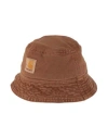 Carhartt Bayfield Bucket Hat Tamarind Faded In Beige