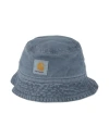 Carhartt Man Hat Slate Blue Size S/m Cotton