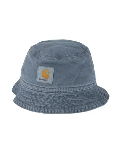 Carhartt Man Hat Slate Blue Size S/m Cotton