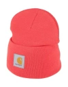 Carhartt Man Hat Tomato Red Size Onesize Acetate