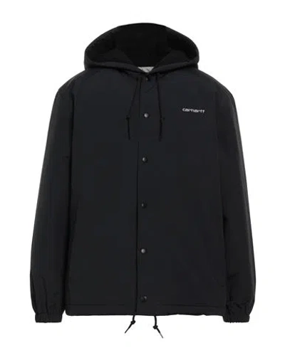 Carhartt Man Jacket Black Size Xl Nylon
