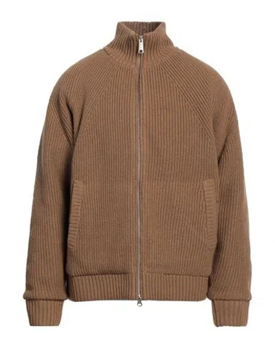 Carhartt Man Jacket Camel Size Xl Polyester, Wool