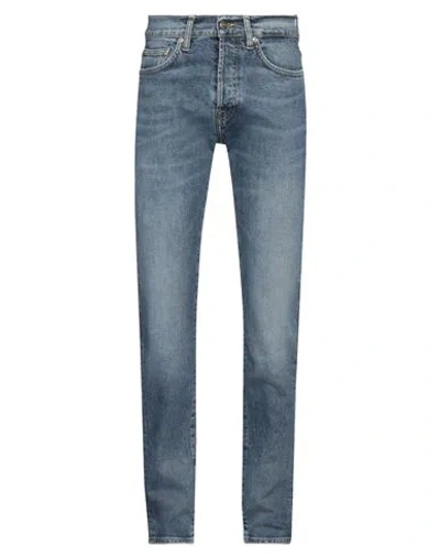 Carhartt Man Jeans Blue Size 28w-32l Cotton, Elastane