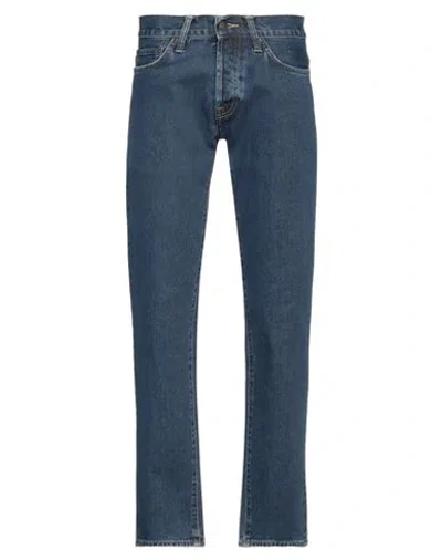 Carhartt Man Jeans Blue Size 29w-32l Organic Cotton
