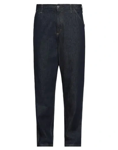Carhartt Man Jeans Blue Size 36w-32l Cotton