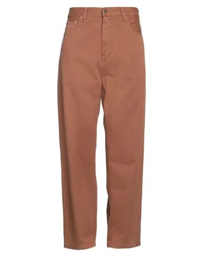 Carhartt Man Jeans Brown Size 34 Cotton
