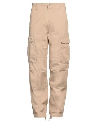 Carhartt Man Pants Beige Size 33w-32l Organic Cotton