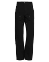 Carhartt Double Knee Straight-leg Cotton-canvas Carpenter Trousers In Black