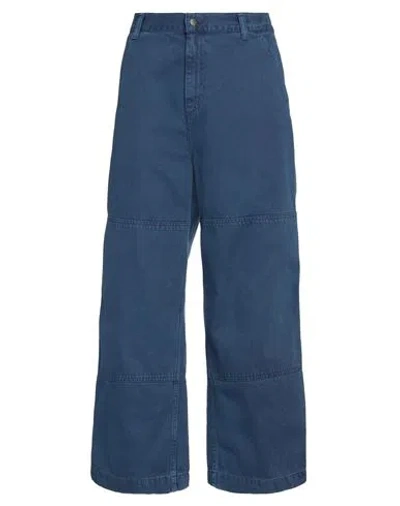 Carhartt Man Pants Blue Size 32 Cotton