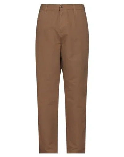 Carhartt Man Pants Brown Size 28w-32l Organic Cotton