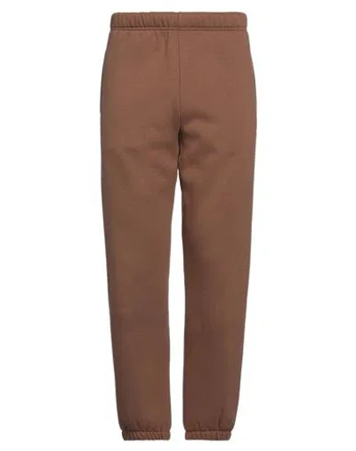 Carhartt Man Pants Brown Size L Cotton, Polyester