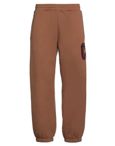 Carhartt Man Pants Camel Size S Cotton, Polyester In Burgundy