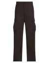 Carhartt Man Pants Dark Brown Size 29w-30l Cotton