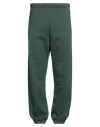 Carhartt Man Pants Dark Green Size Xl Cotton, Polyester In Green