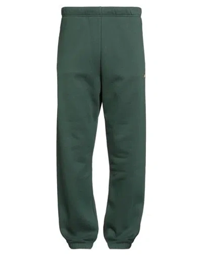 Carhartt Man Pants Dark Green Size Xl Cotton, Polyester