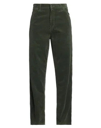Carhartt Man Pants Green Size 32w-32l Cotton In Gray