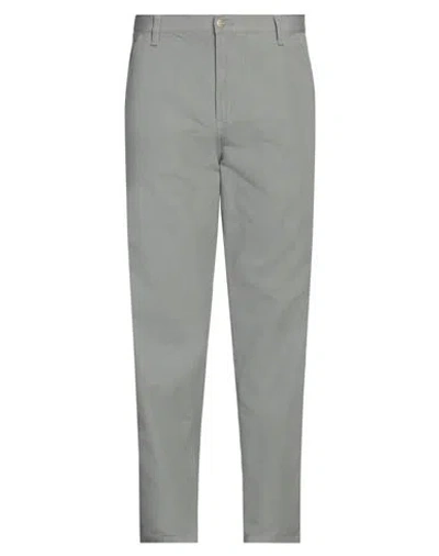 Carhartt Man Pants Grey Size 32w-32l Organic Cotton In Gray
