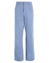 Carhartt Man Pants Light Blue Size 31w-32l Organic Cotton In Blue
