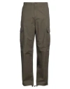 Carhartt Man Pants Military Green Size 30w-32l Cotton In Green