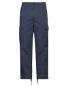 Carhartt Man Pants Navy Blue Size 34w-30l Cotton