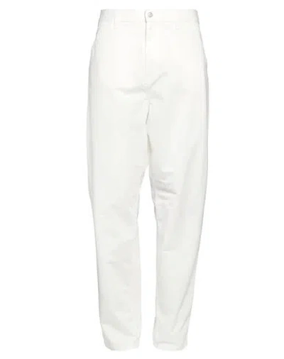 Carhartt Cotton Cargo Pants In Off White