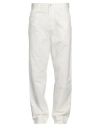Carhartt Man Pants Off White Size 34w-34l Cotton