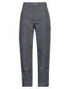 Carhartt Man Pants Slate Blue Size 33w-32l Organic Cotton