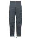 Carhartt Man Pants Slate Blue Size 34w-32l Organic Cotton