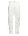 Carhartt Man Pants White Size 33w-32l Organic Cotton In White
