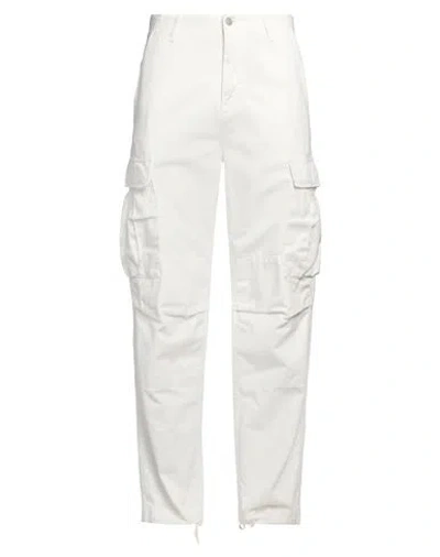 Carhartt Man Pants White Size 33w-32l Organic Cotton