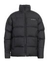 Carhartt Short Quilted Puffer Jacket With Logo In Black