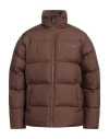 Carhartt Man Puffer Brown Size L Recycled Polyester