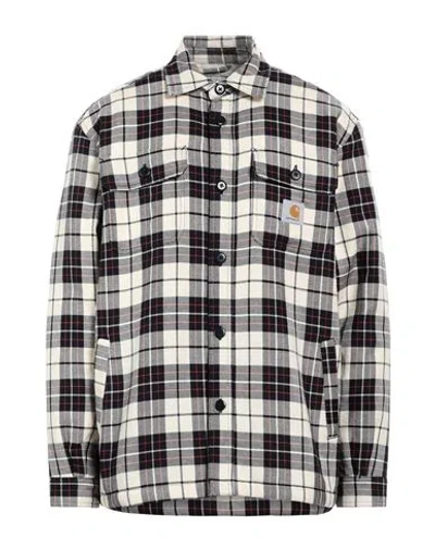 Carhartt Man Shirt Cream Size M Cotton In White