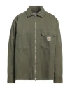 Carhartt Shirt Jacket With Logo In Green