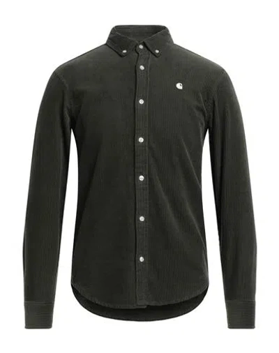 Carhartt Man Shirt Military Green Size Xs Cotton In Green