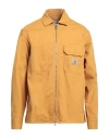 Carhartt Man Shirt Ocher Size M Cotton In Yellow