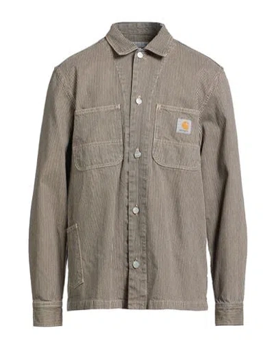 Carhartt Man Shirt Sand Size M Cotton In Black