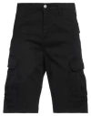 Carhartt Man Shorts & Bermuda Shorts Black Size 33 Organic Cotton