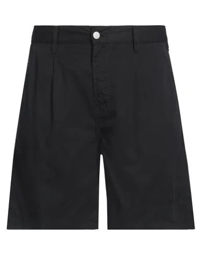 Carhartt Walter Single Knee Cotton Shorts In Black