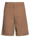 Carhartt Short Single Knee Colour Hamilton Brown In Beige