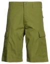Carhartt Man Shorts & Bermuda Shorts Green Size 31 Cotton