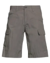 Carhartt Man Shorts & Bermuda Shorts Grey Size 33 Cotton