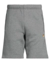 Carhartt Man Shorts & Bermuda Shorts Grey Size S Cotton, Polyester