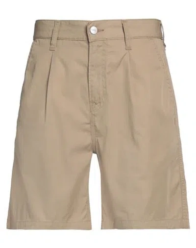 Carhartt Man Shorts & Bermuda Shorts Khaki Size 33 Cotton In Beige