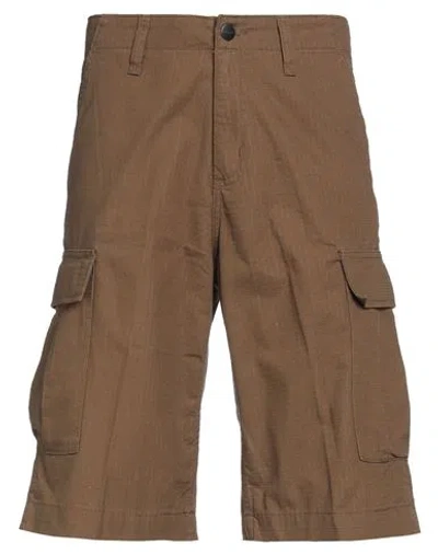 Carhartt Man Shorts & Bermuda Shorts Khaki Size 32 Cotton In Beige