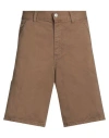 Carhartt Short Single Knee Colour Hamilton Brown In Beige