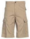 Carhartt Man Shorts & Bermuda Shorts Light Brown Size 31 Cotton In Beige