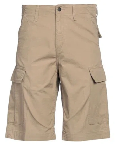Carhartt Man Shorts & Bermuda Shorts Light Brown Size 31 Cotton In Beige
