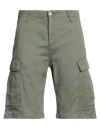 Carhartt Cargo Cotton Ripstop Knee-length Shorts In Green