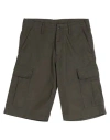 Carhartt Man Shorts & Bermuda Shorts Military Green Size 30 Cotton